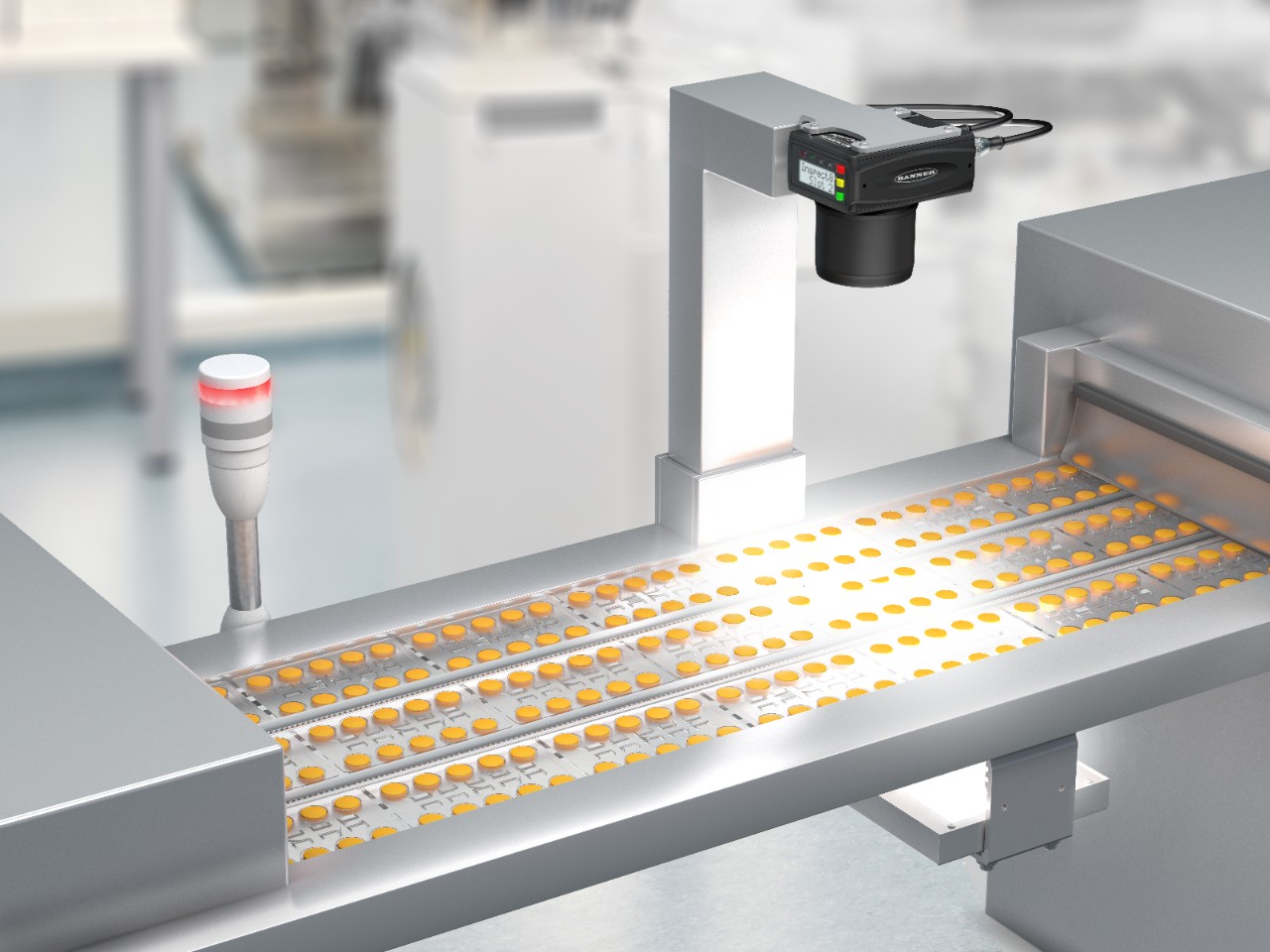 檢測泡罩包裝的藥片放置、位置和形狀